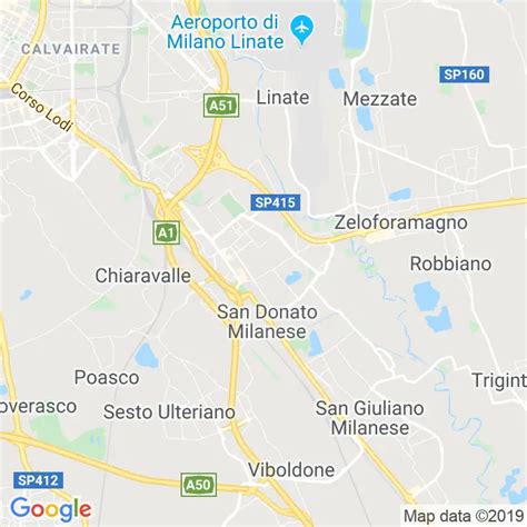 San Donato Milanese Map 